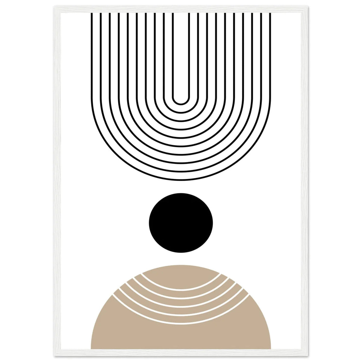 Black Minimalist Print - The Trendy Art