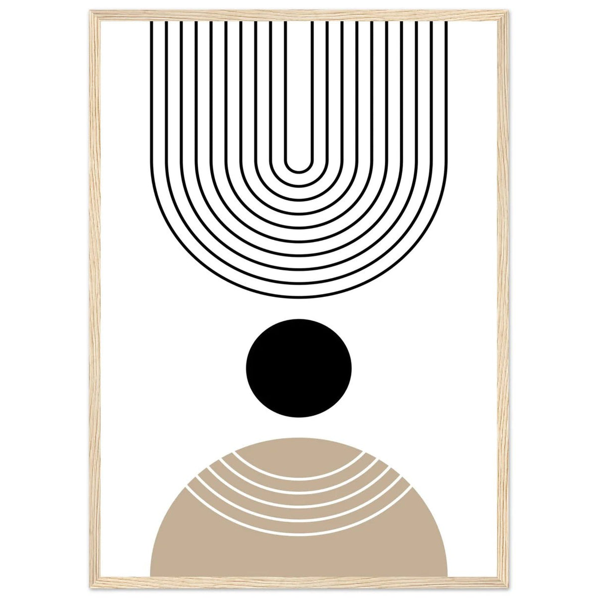 Black Minimalist Print - The Trendy Art