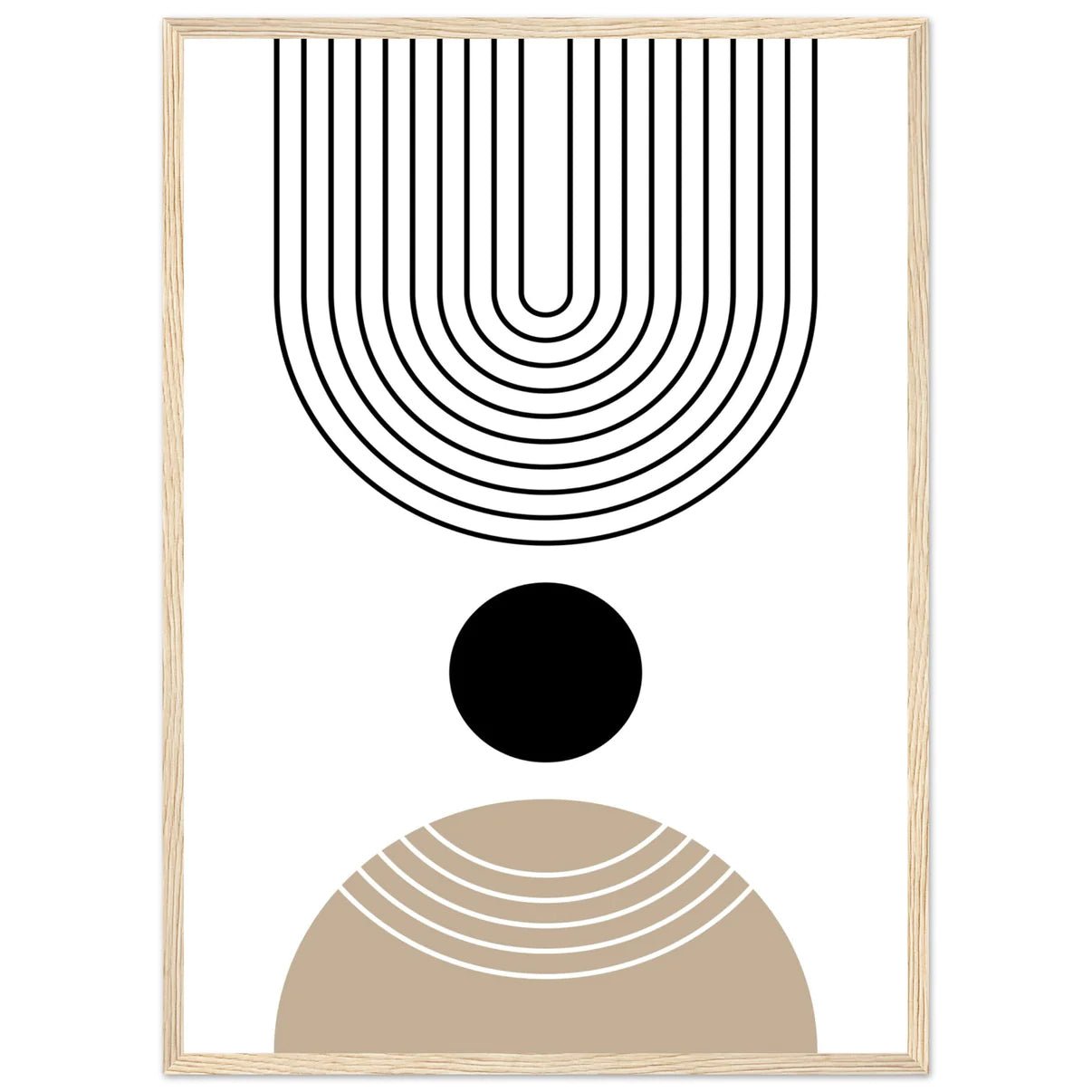 Black Minimalist Print - The Trendy Art