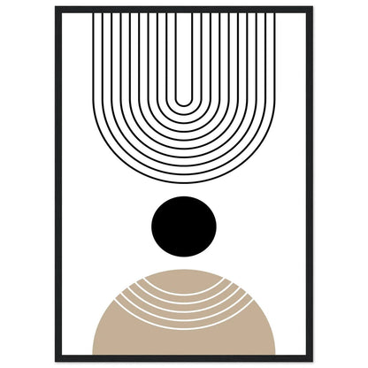 Black Minimalist Print - The Trendy Art