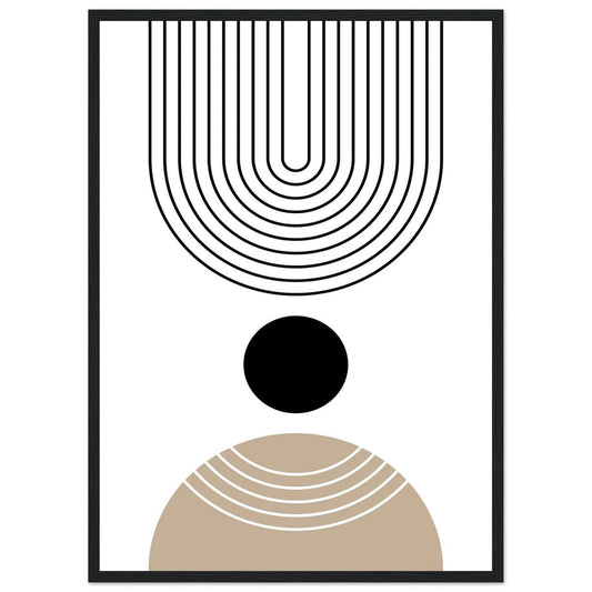 Black Minimalist Print - The Trendy Art