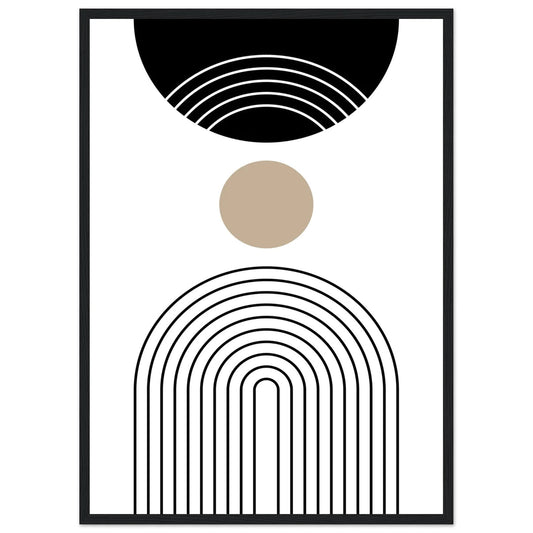 Black Minimalist Wall Art - The Trendy Art