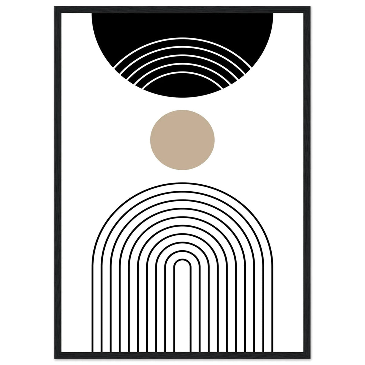 Black Minimalist Wall Art - The Trendy Art