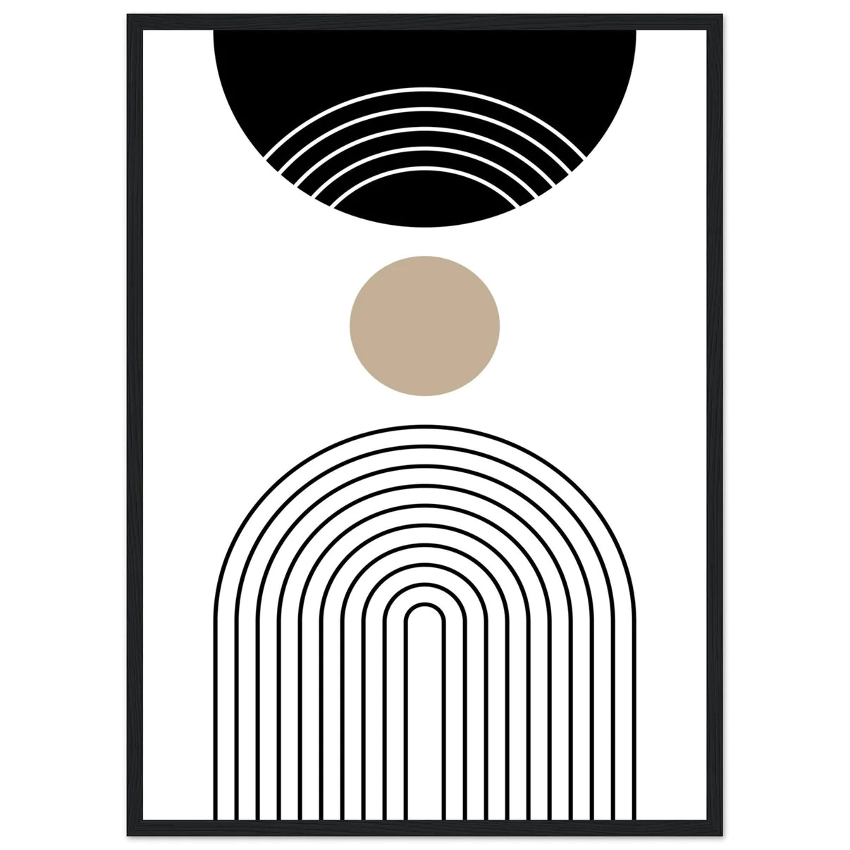 Black Minimalist Wall Art - The Trendy Art