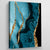 Blue and Gold Marble Wall Art - The Trendy Art