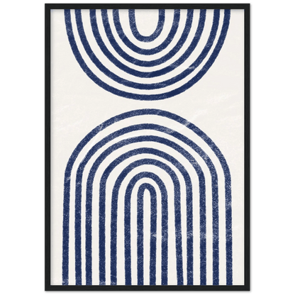Blue Boho Wall Art - The Trendy Art