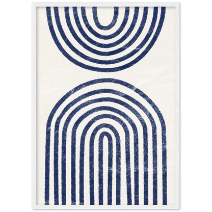Blue Boho Wall Art - The Trendy Art