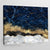 Blue Gold Marble Wall Art - The Trendy Art