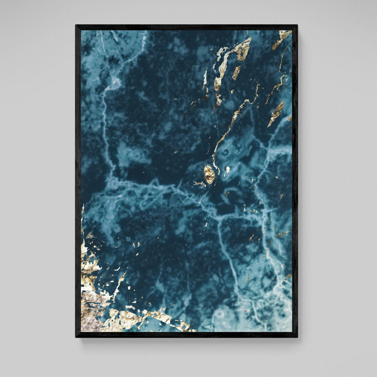 Blue Marble Canvas Wall Art - The Trendy Art