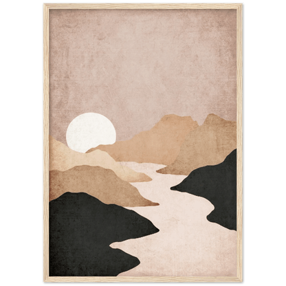Boho Desert Wall Art - The Trendy Art