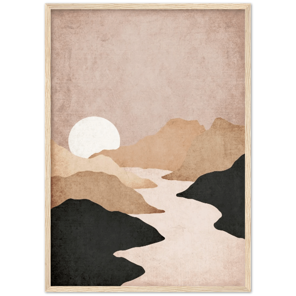 Boho Desert Wall Art - The Trendy Art