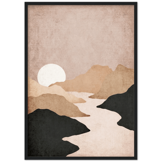 Boho Desert Wall Art - The Trendy Art