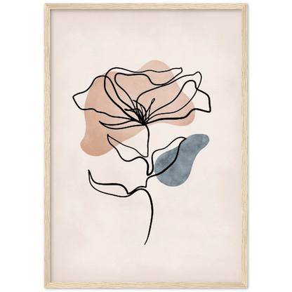 Boho Floral Wall Art - The Trendy Art