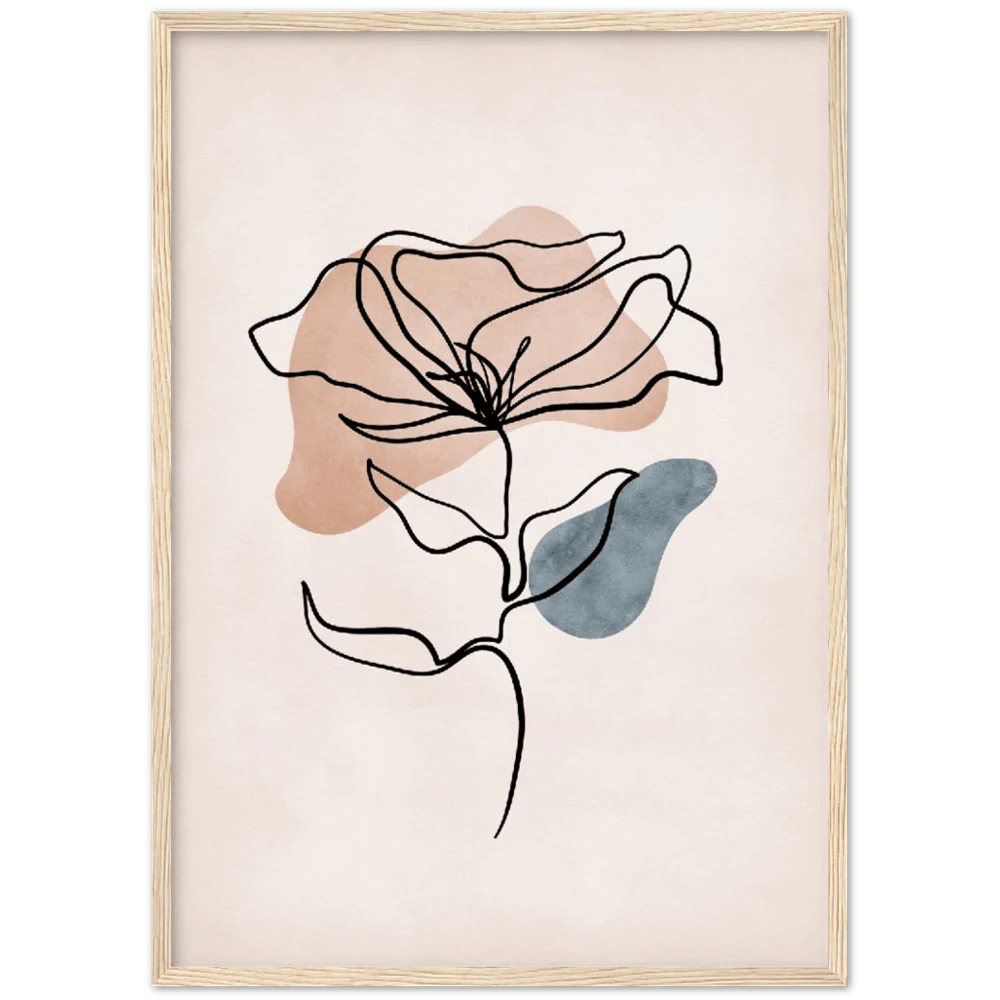 Boho Floral Wall Art - The Trendy Art