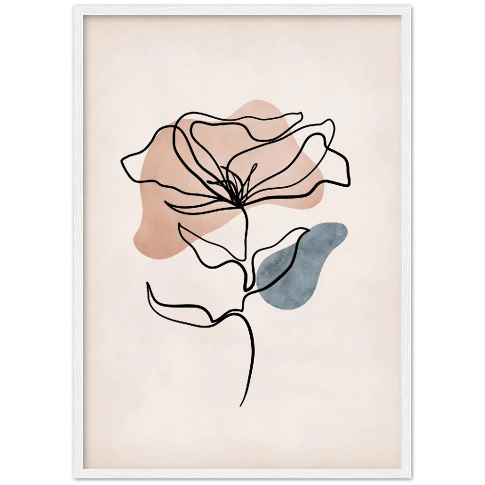 Boho Floral Wall Art - The Trendy Art