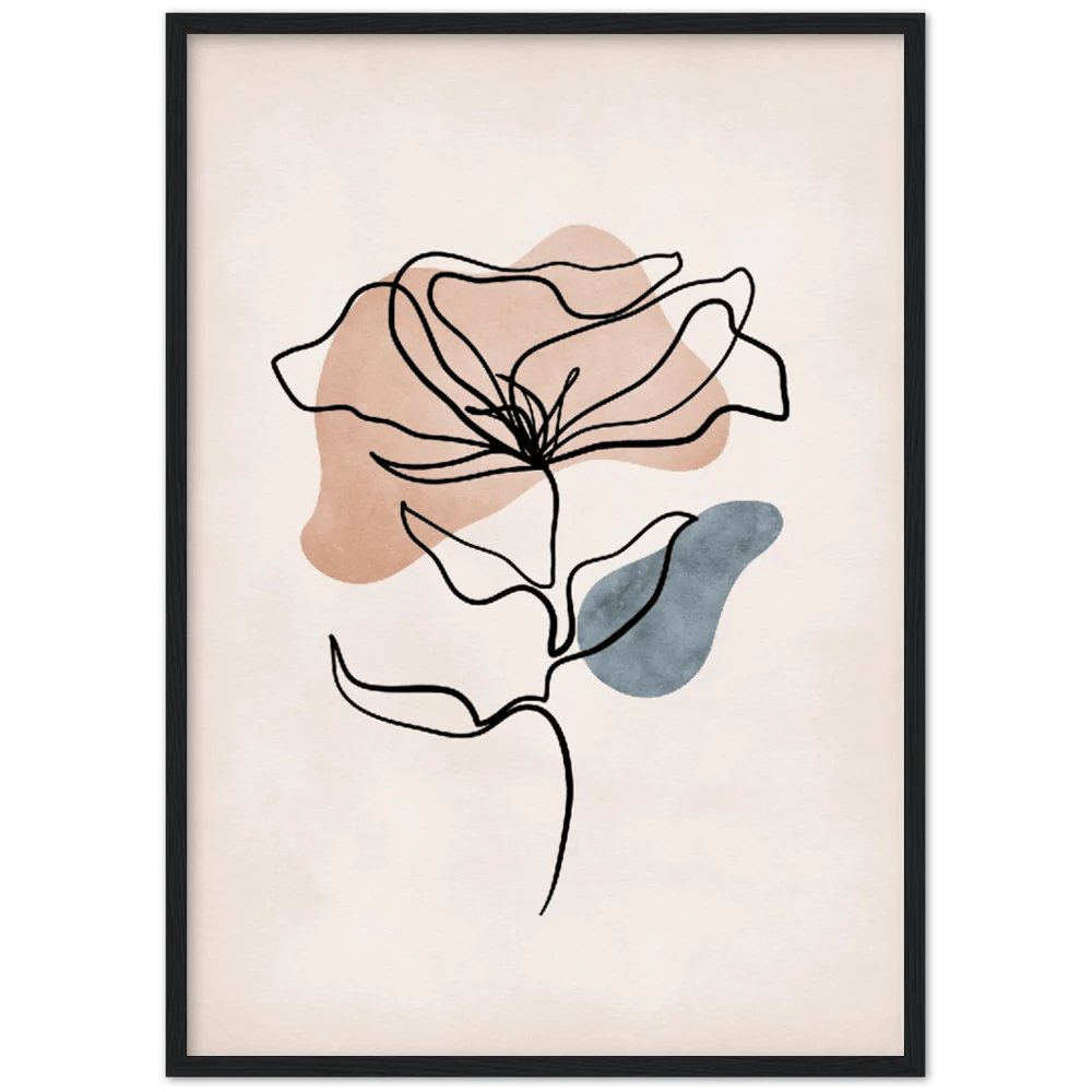 Boho Floral Wall Art - The Trendy Art