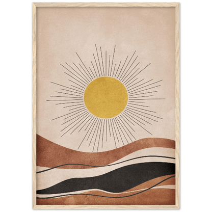 Boho Landscape Wall Art - The Trendy Art