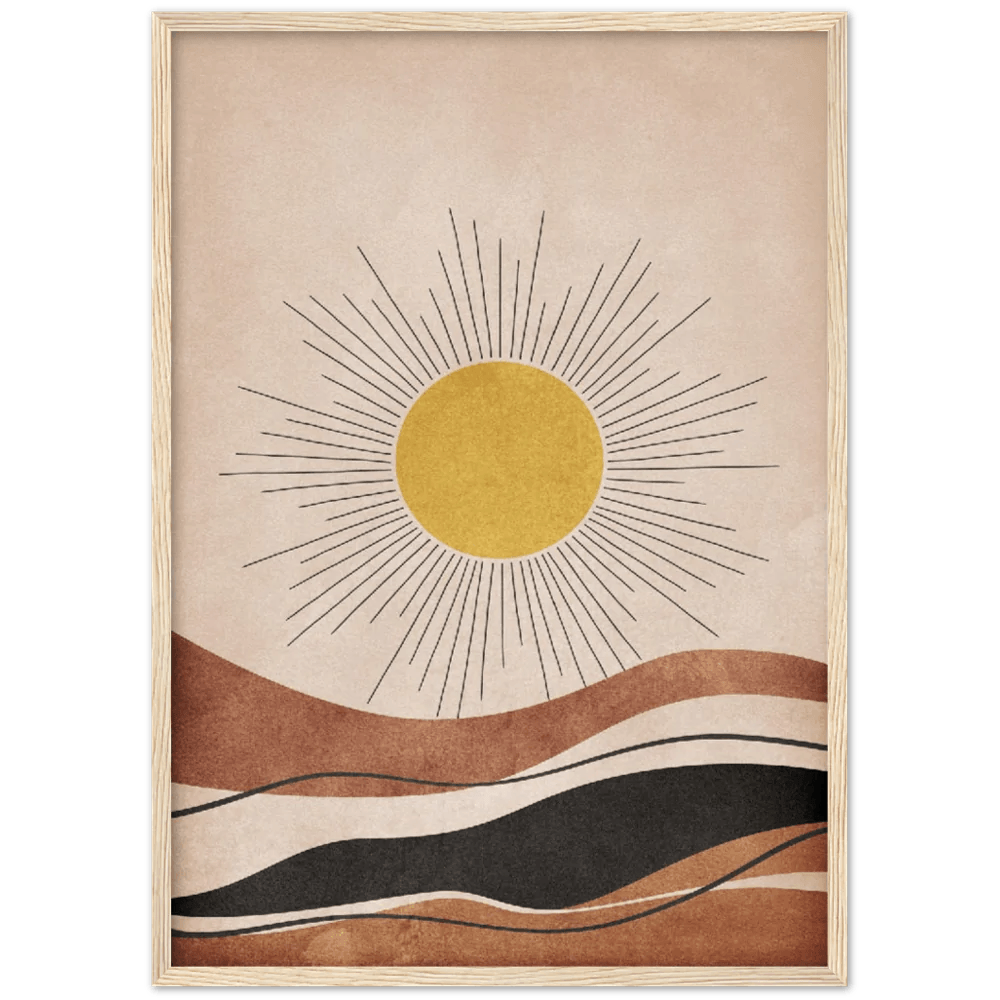 Boho Landscape Wall Art - The Trendy Art