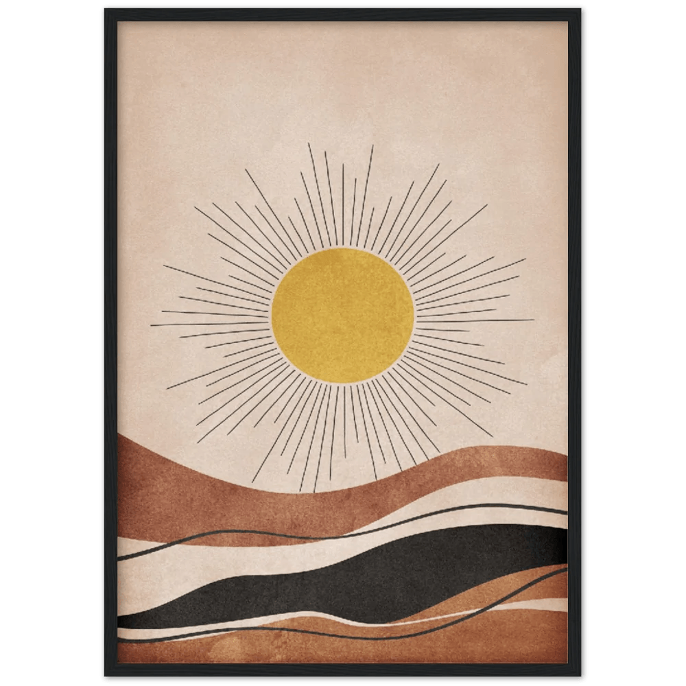 Boho Landscape Wall Art - The Trendy Art