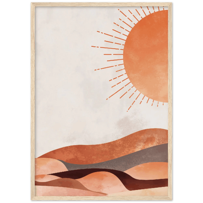 Boho Sun and Moon Wall Art - The Trendy Art