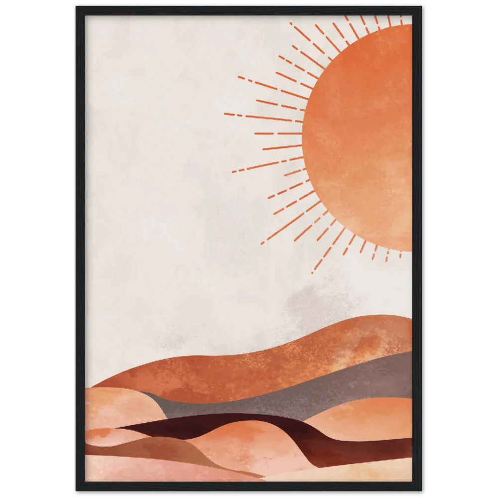 Boho Sun and Moon Wall Art - The Trendy Art