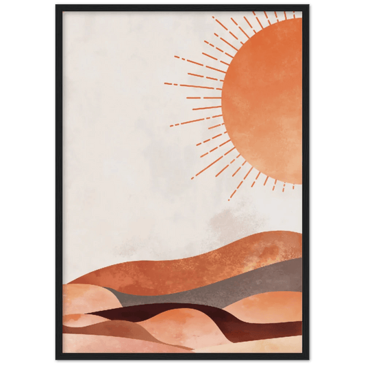 Boho Sun and Moon Wall Art - The Trendy Art