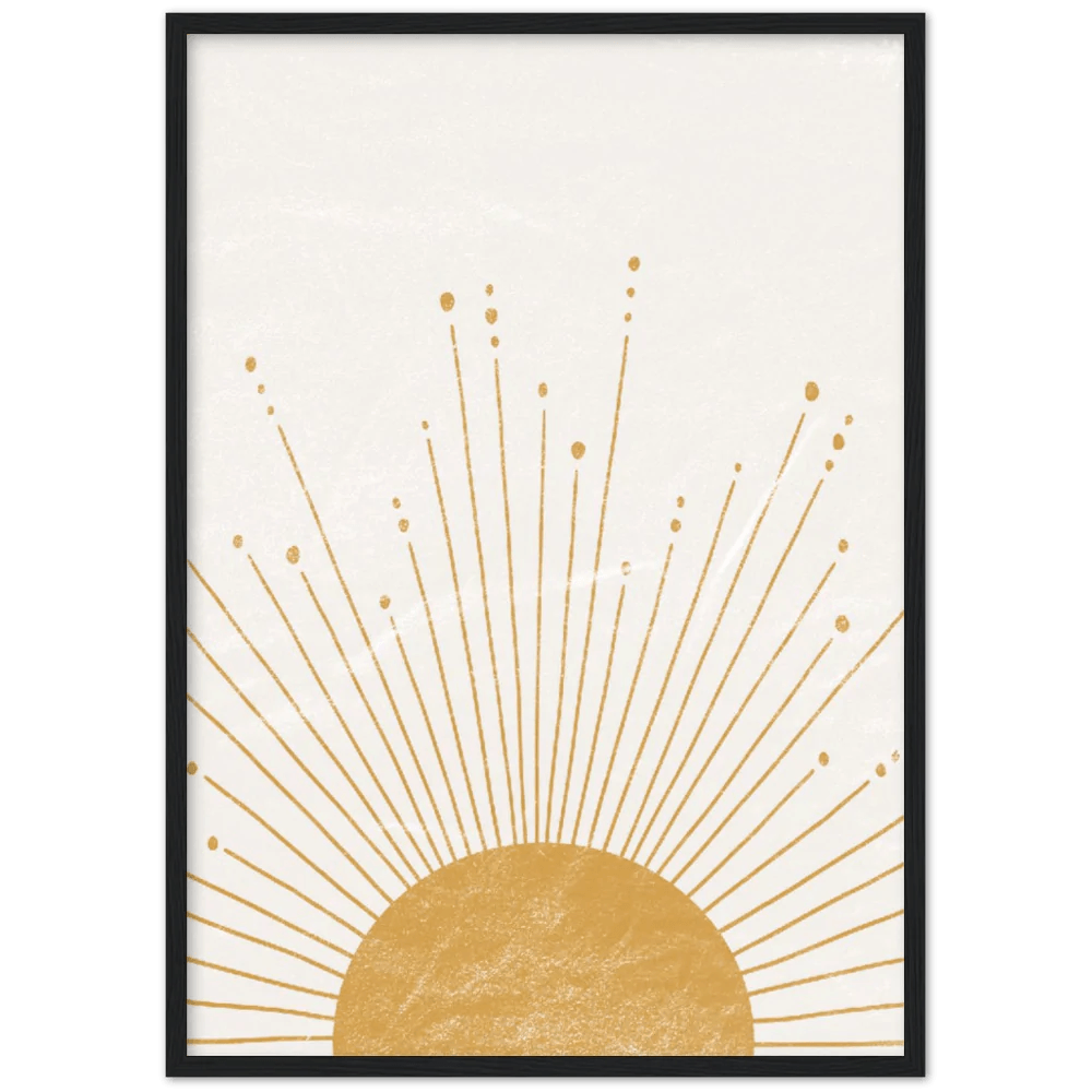 Boho Sun Wall Art - The Trendy Art