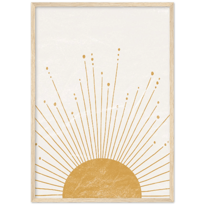 Boho Sun Wall Art - The Trendy Art