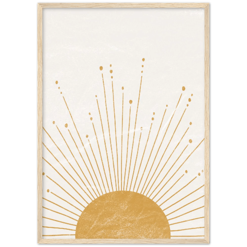 Boho Sun Wall Art - The Trendy Art