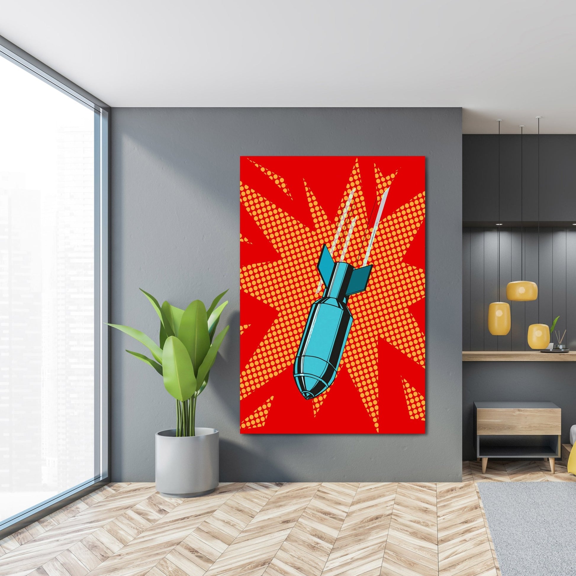 Bomb Pop Art Canvas - The Trendy Art
