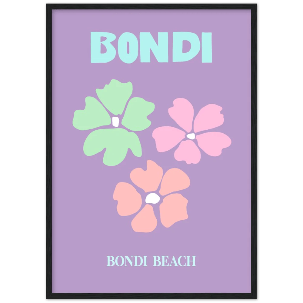 Bondi Retro Wall Art - The Trendy Art