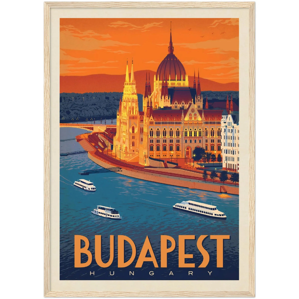 Budapest Wall Art - The Trendy Art