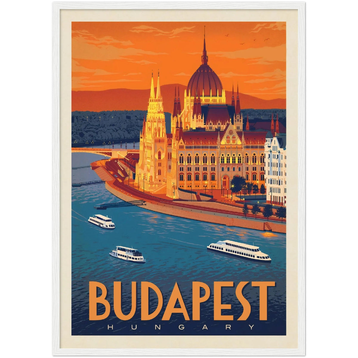 Budapest Wall Art - The Trendy Art