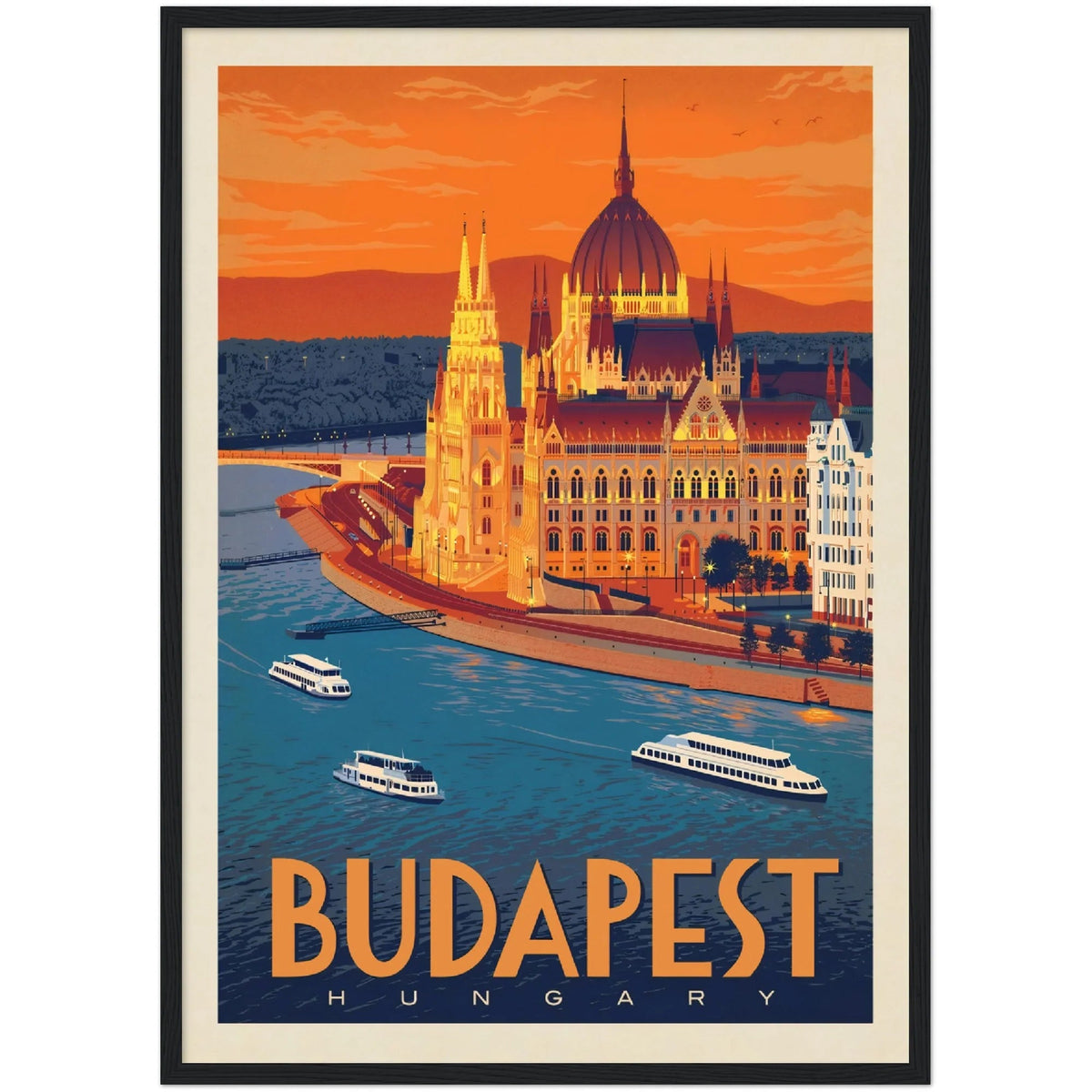 Budapest Wall Art - The Trendy Art