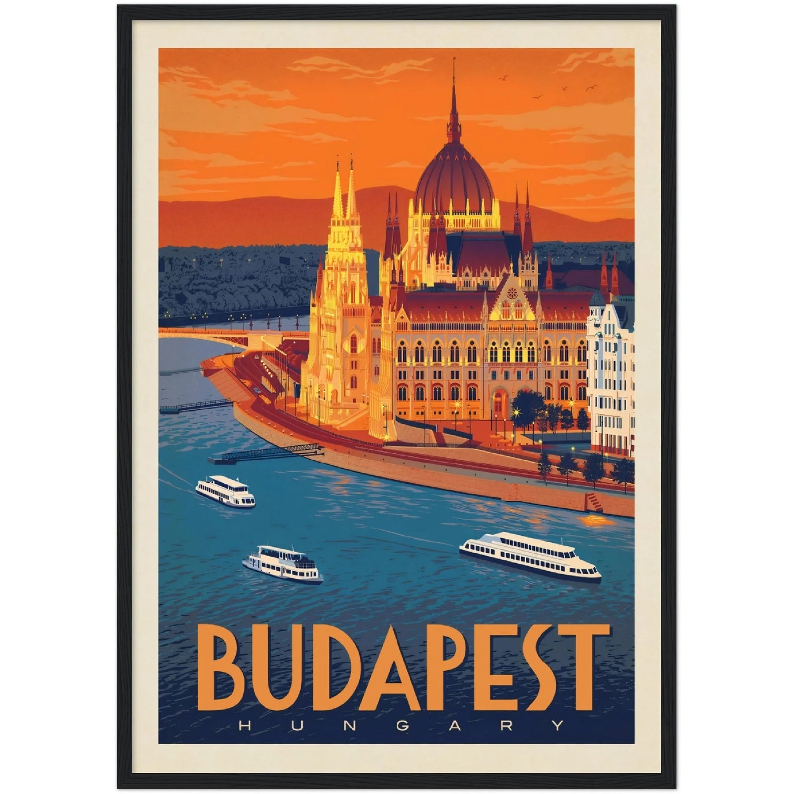 Budapest Wall Art - The Trendy Art