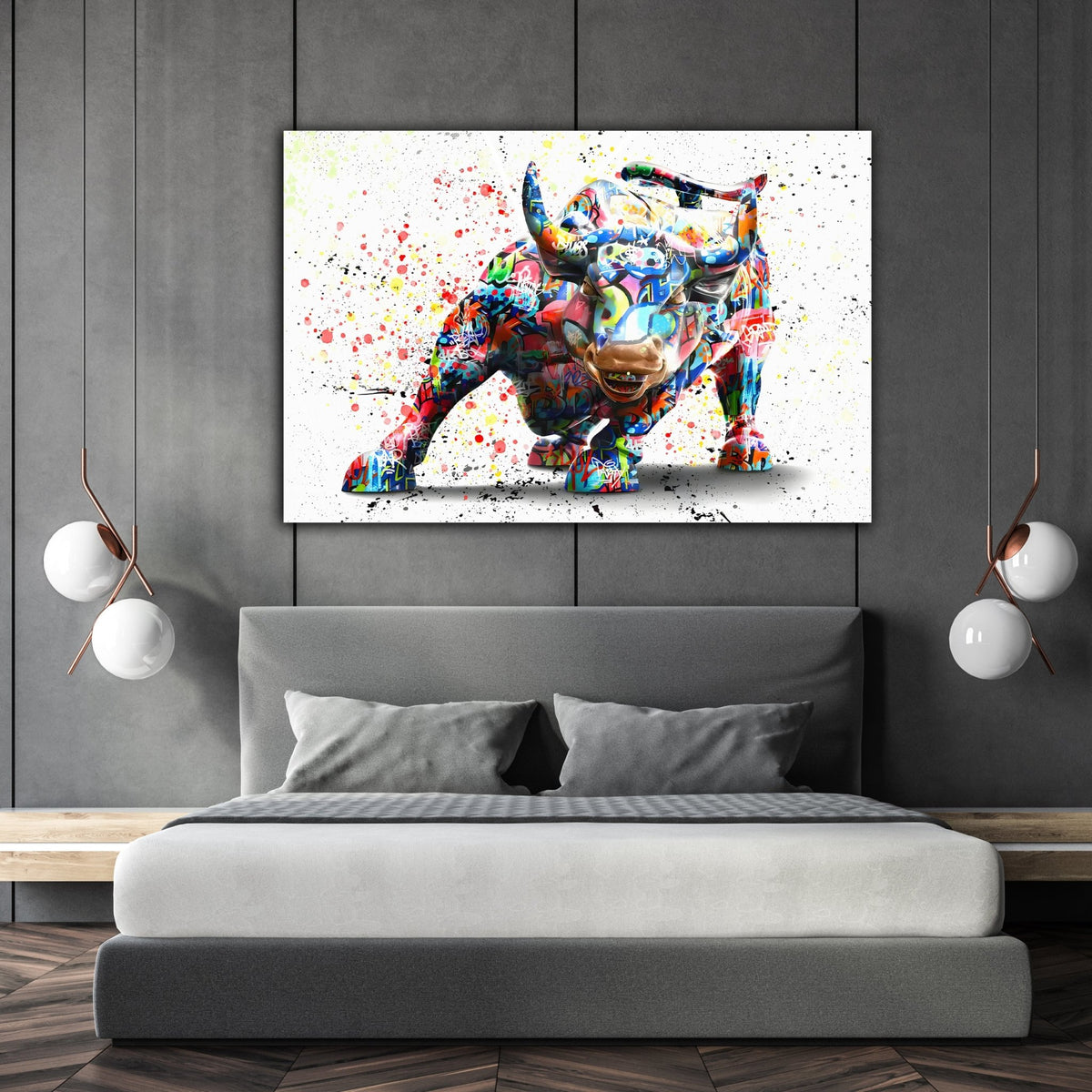 Bull Pop Art - The Trendy Art