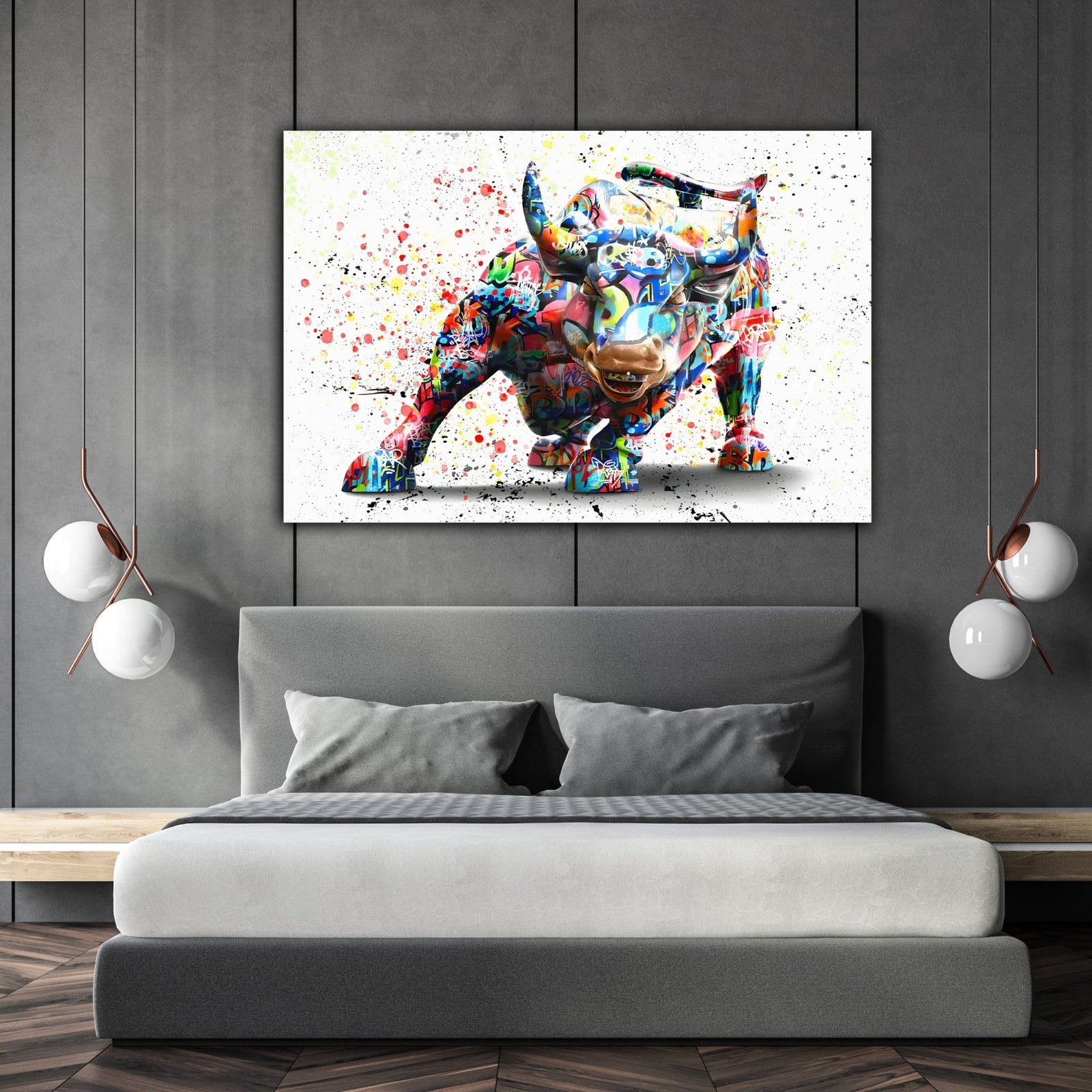 Bull Pop Art - The Trendy Art