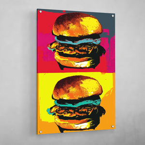 Burgers Pop Art Canvas - The Trendy Art