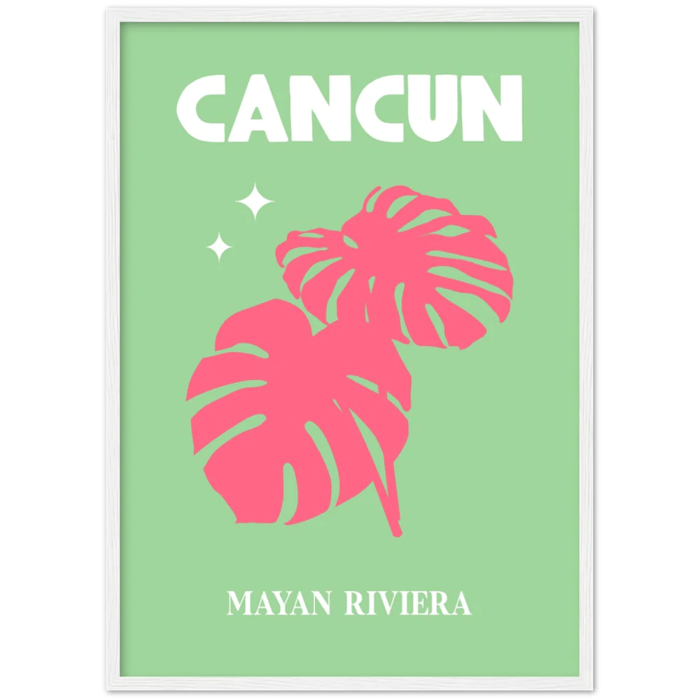 Cancun Retro Wall Art - The Trendy Art