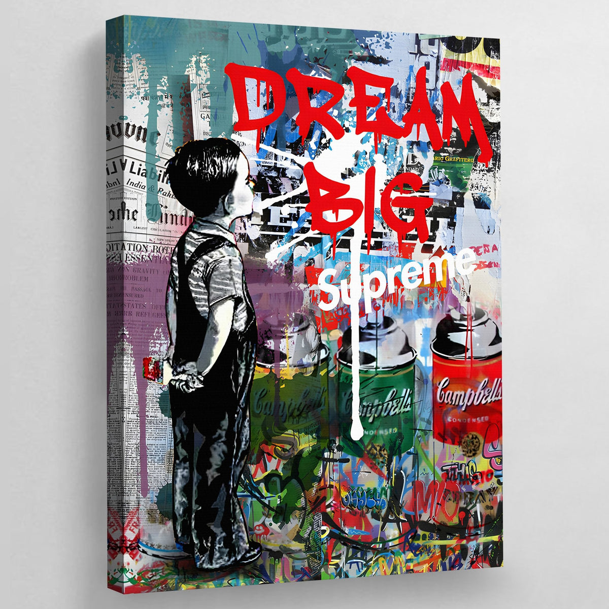 Canvas Graffiti Art - The Trendy Art