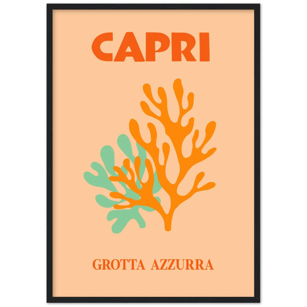 Capri Retro Wall Art - The Trendy Art