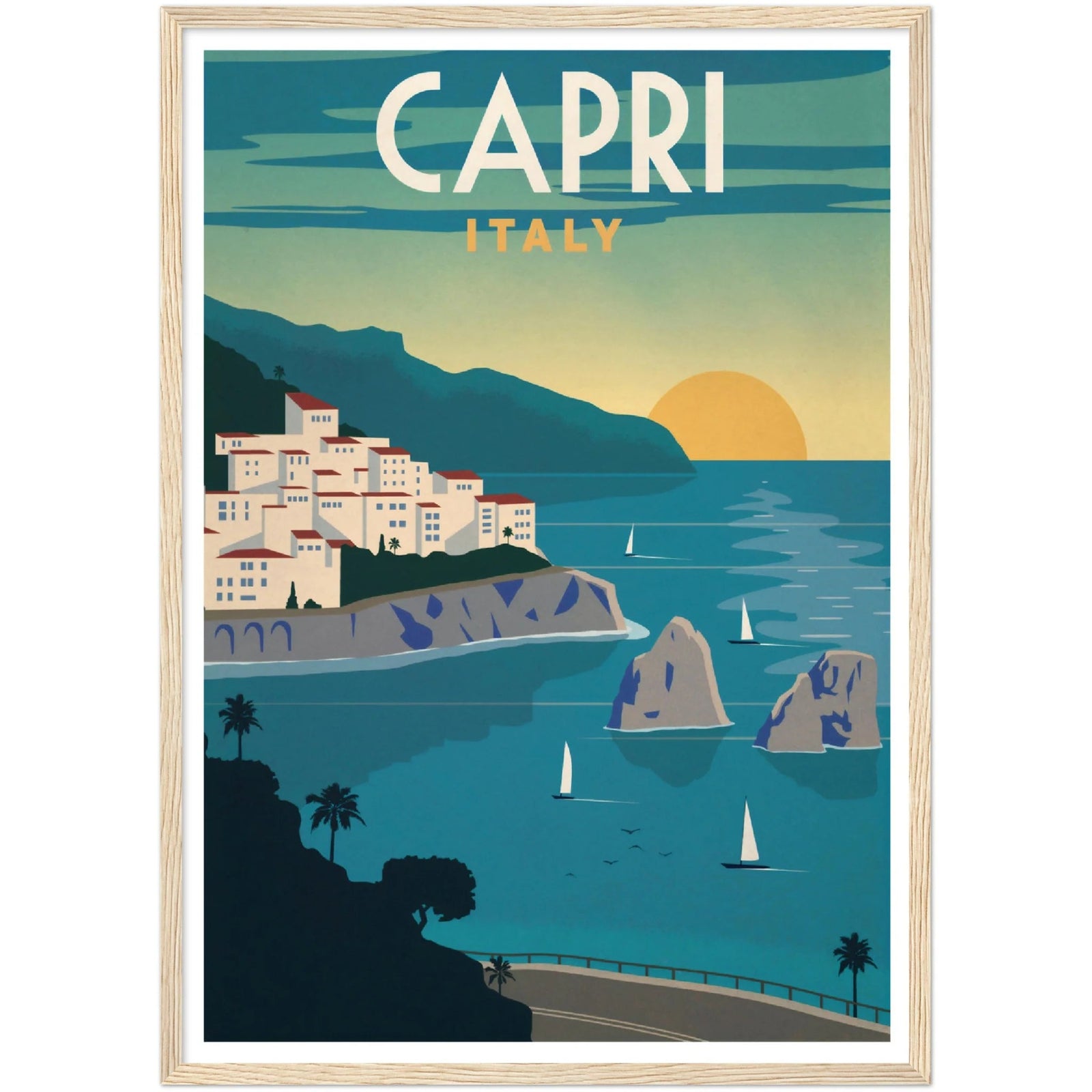 Capri Wall Art - The Trendy Art