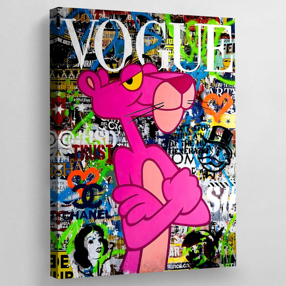 Cartoon Pop Art Canvas - The Trendy Art