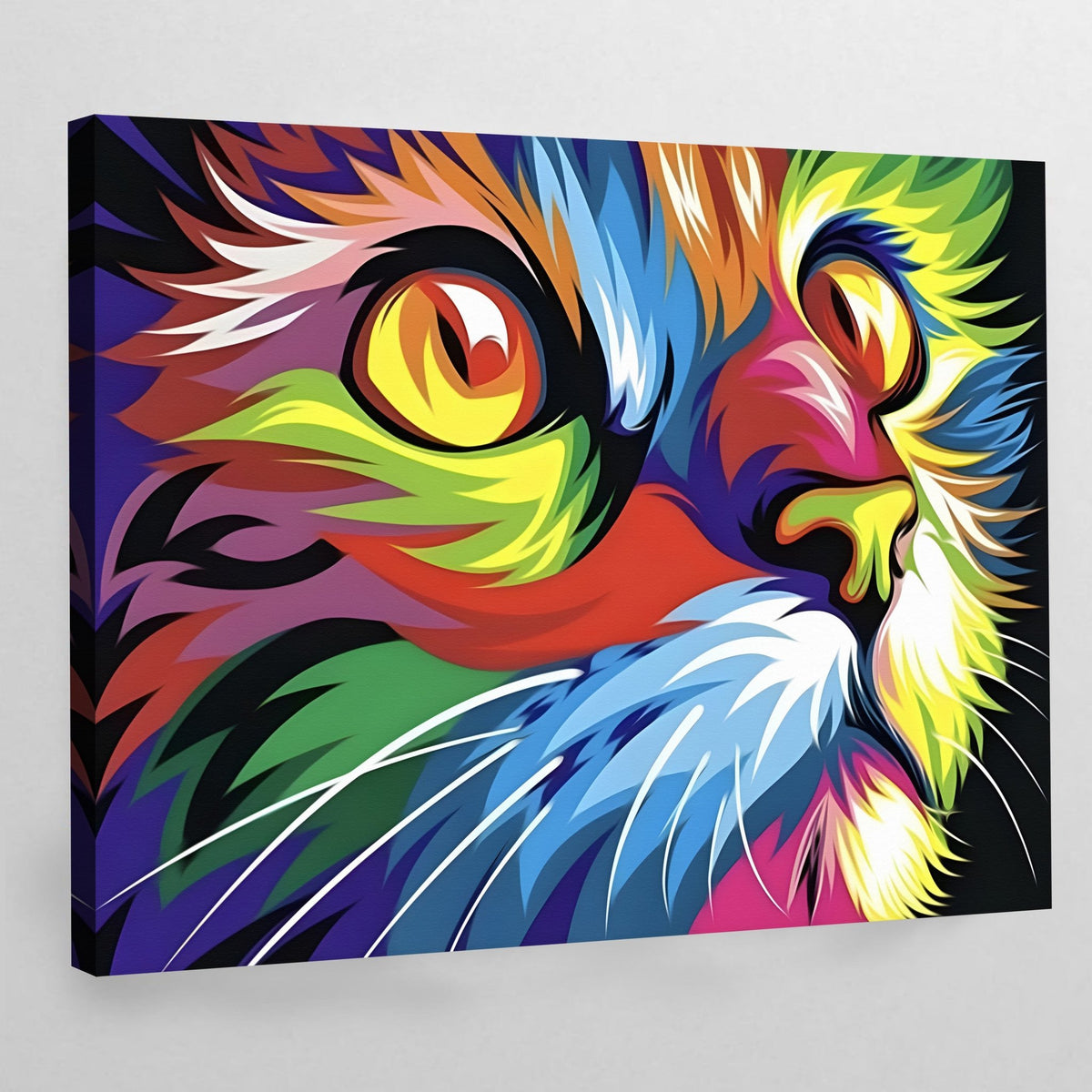 Cat Pop Art Canvas - The Trendy Art