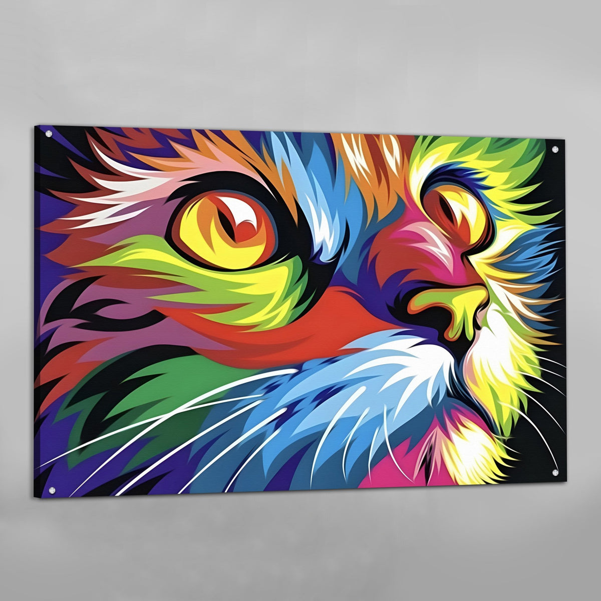 Cat Pop Art Canvas - The Trendy Art