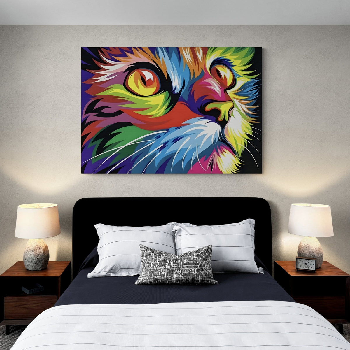 Cat Pop Art Canvas - The Trendy Art