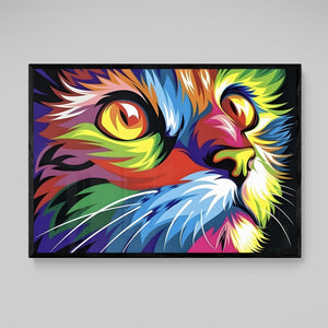 Cat Pop Art Canvas - The Trendy Art