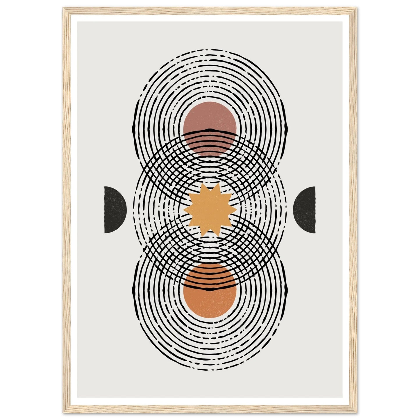 Circles Minimalist Wall Art - The Trendy Art