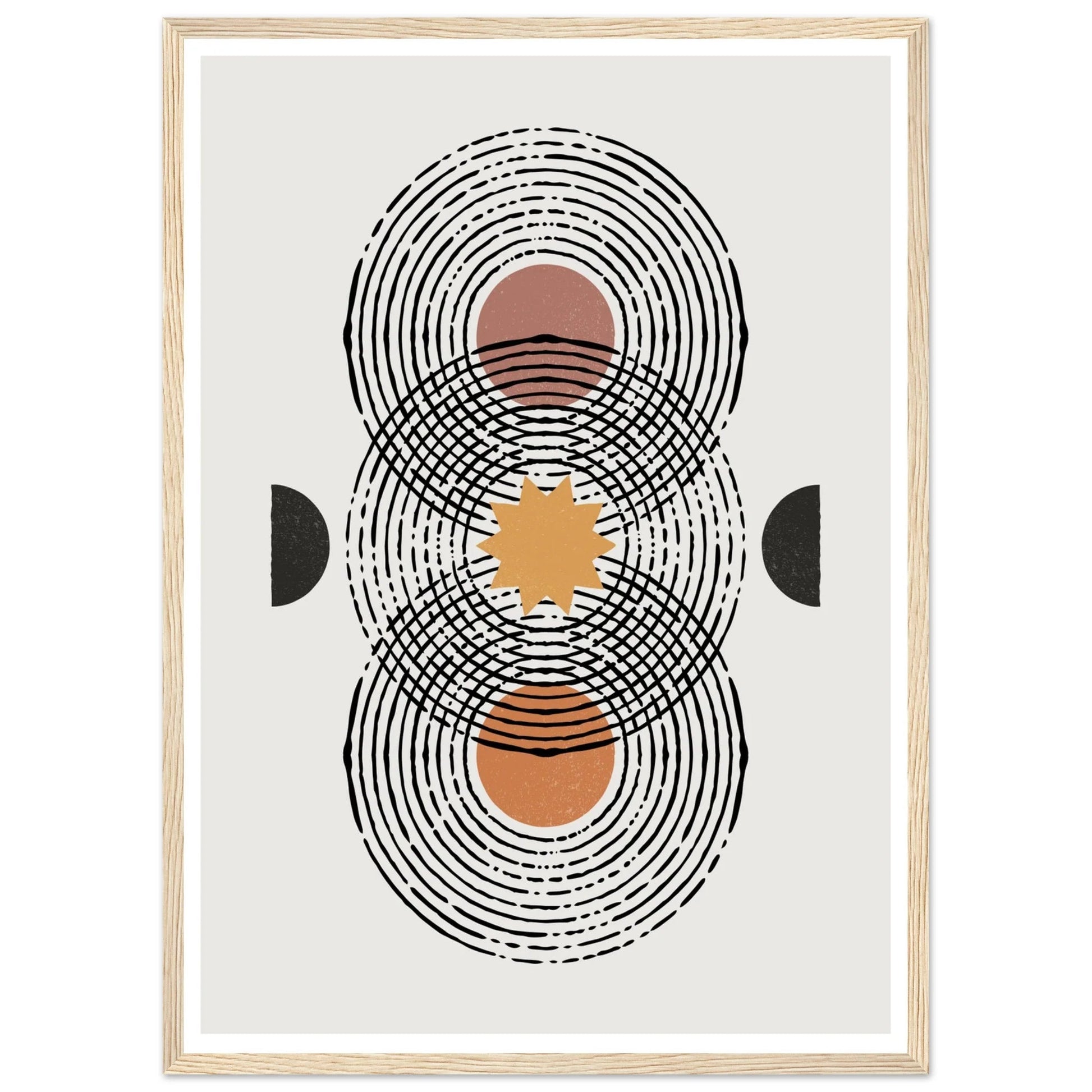 Circles Minimalist Wall Art - The Trendy Art