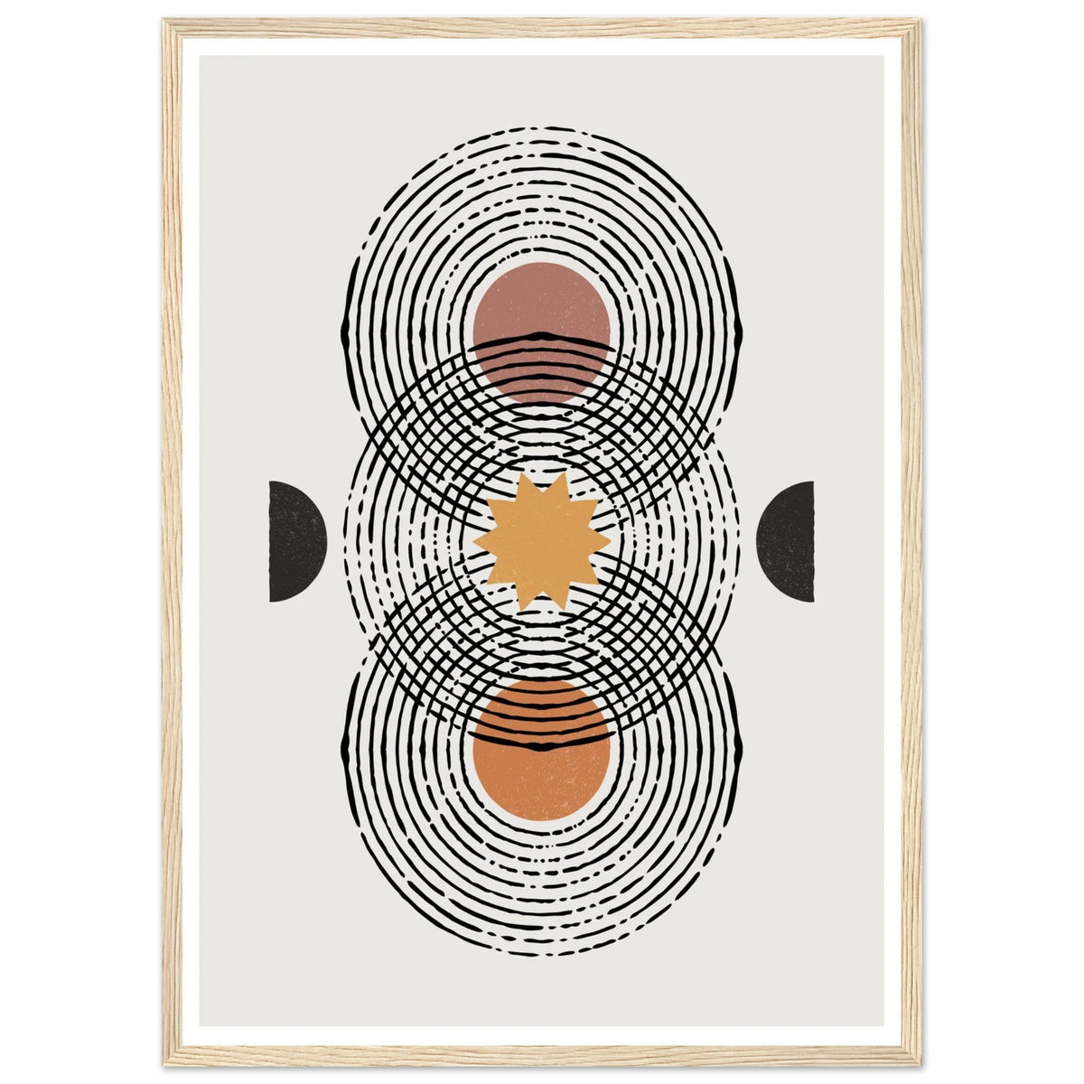 Circles Minimalist Wall Art - The Trendy Art